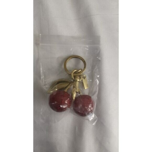 Coach Cherry Bag Charm Keychain - Picture 5 of 5